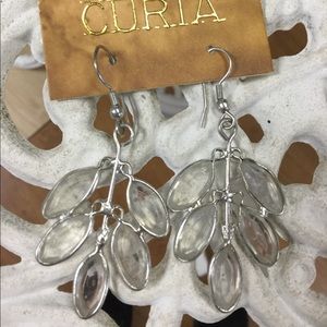 💎SALE✨Curia Crystal Leaf Earrings 🌿